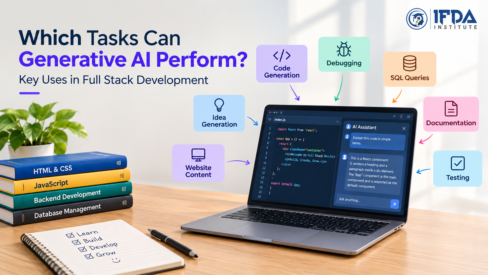 Which Tasks Can Generative AI Perform? Key Uses in Full Stack Development